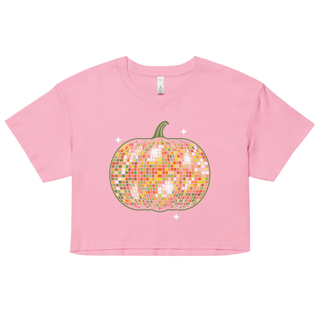 Disco Pumpkin Women's Crop Tee