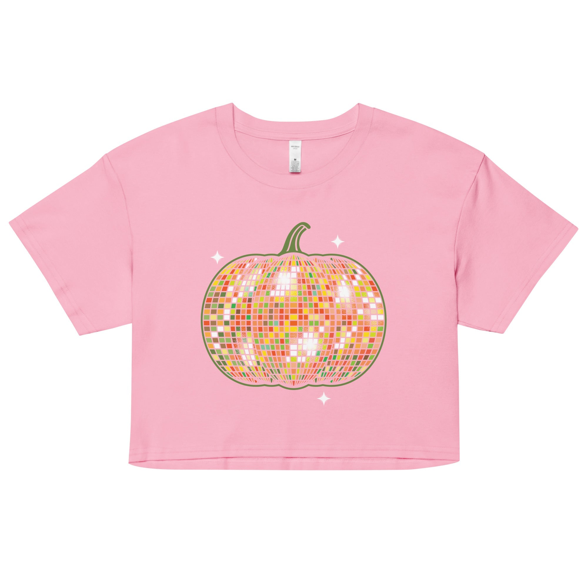 Disco Pumpkin Women's Crop Tee