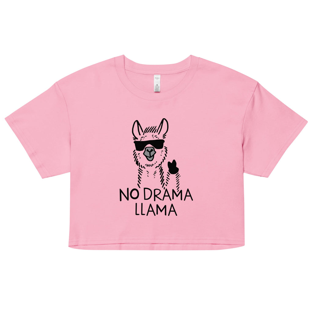 No Drama Llama Women's Crop Tee