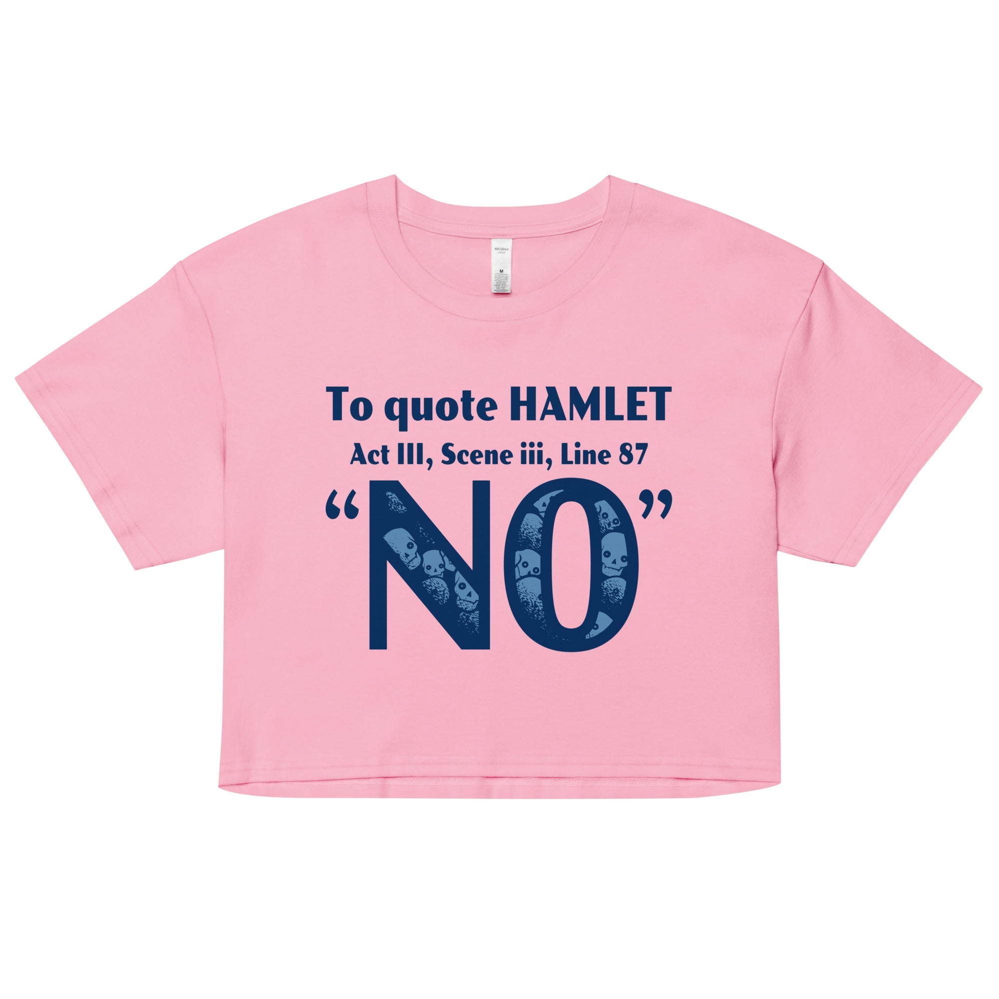 To Quote Hamlet Women's Crop Tee