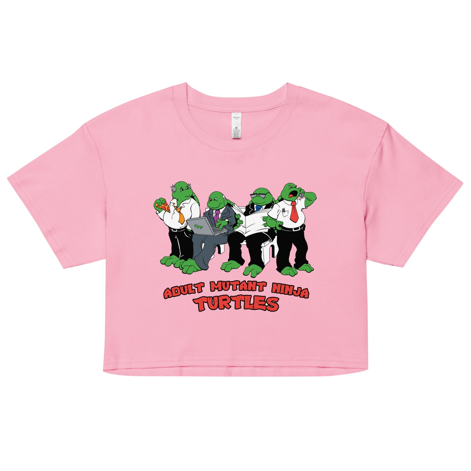 Adult Mutant Ninja Turtles Women's Crop Tee