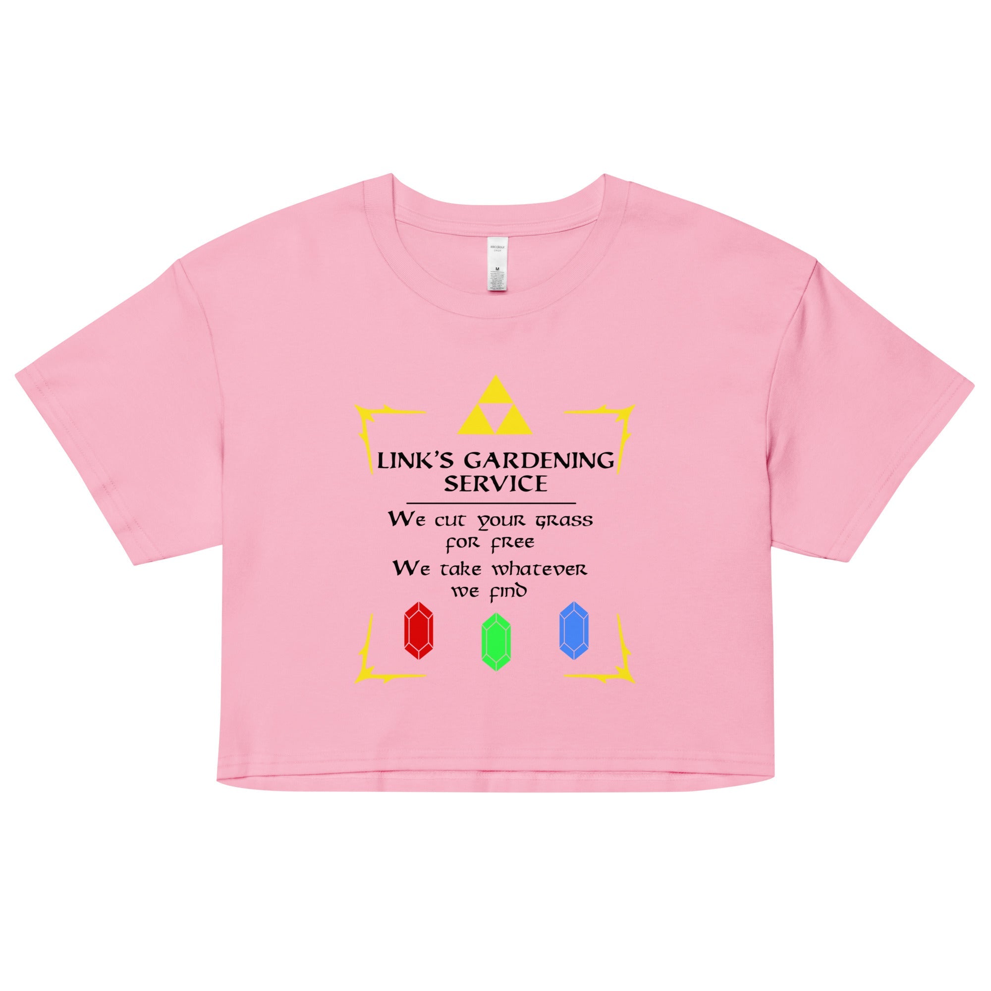 Link's Gardening Service Women's Crop Tee