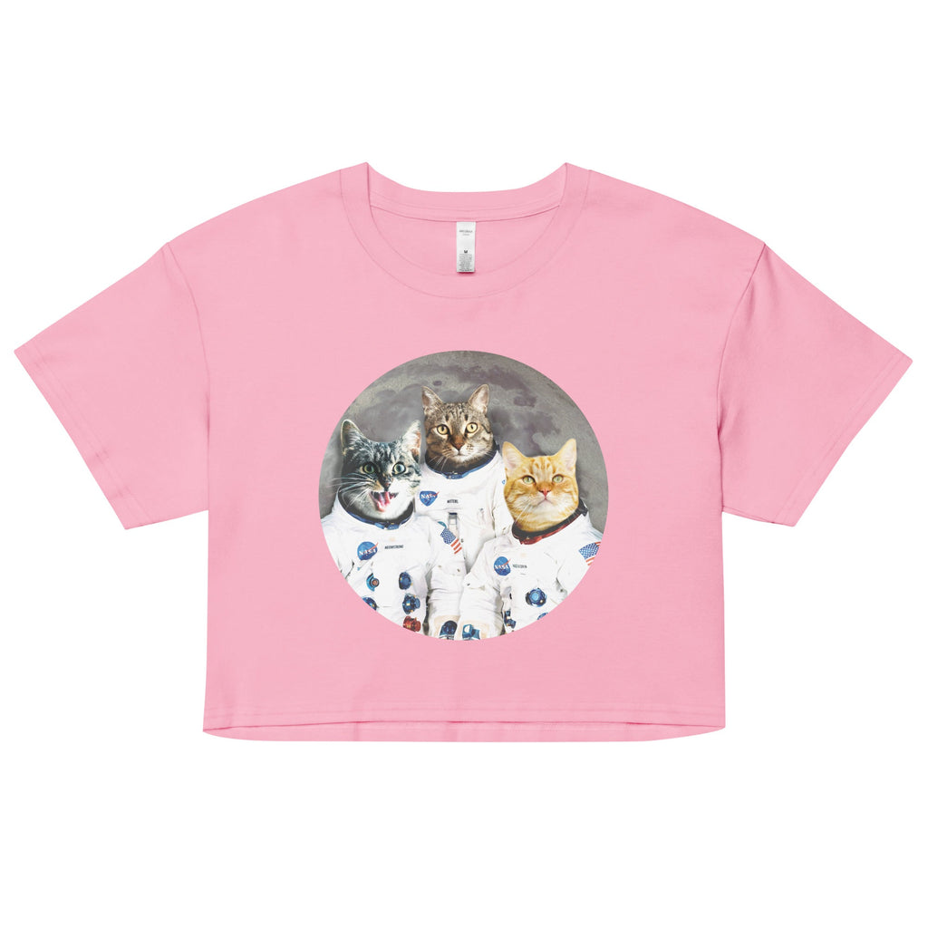 Catstronauts Women's Crop Tee