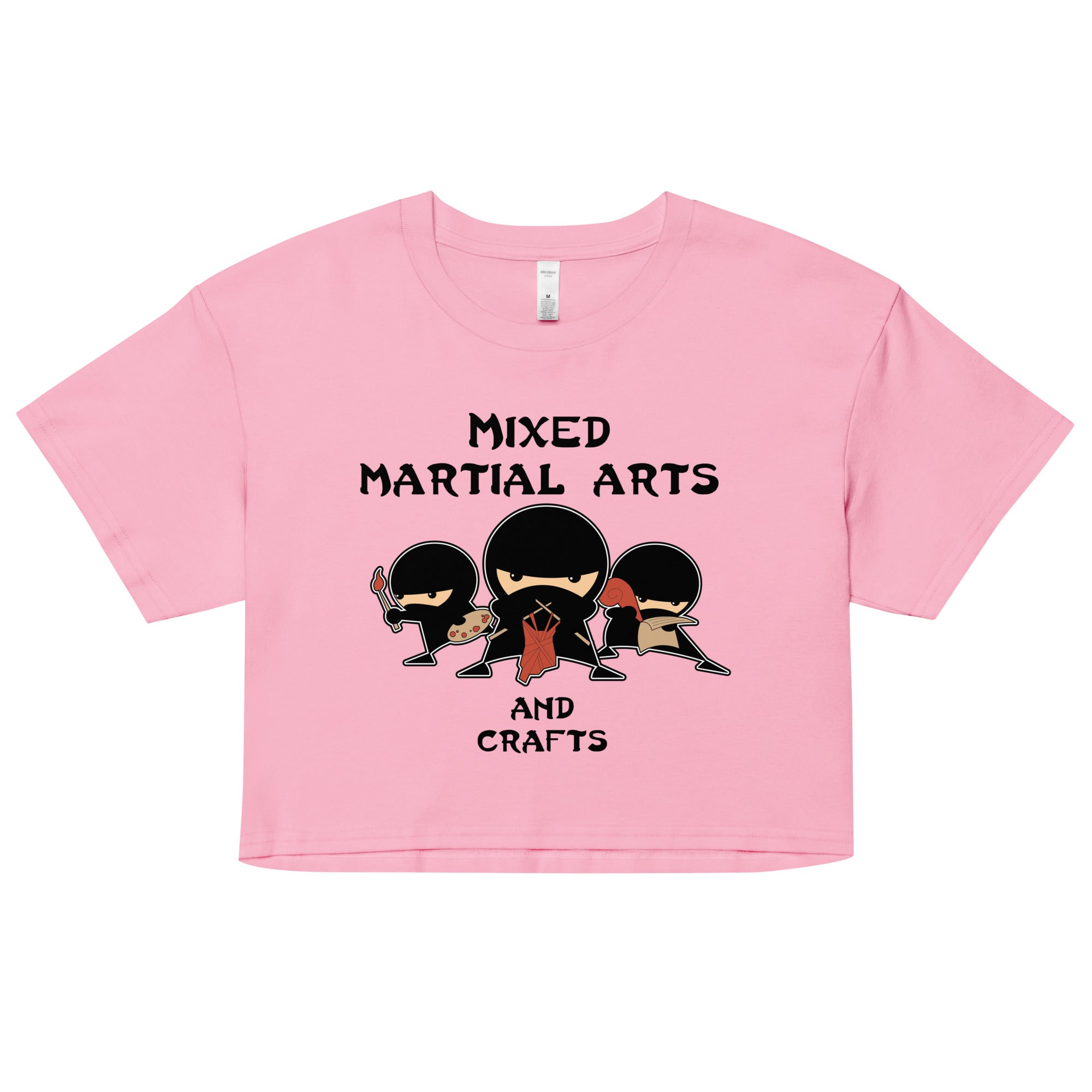 Mixed Martial Arts and Crafts Women's Crop Tee