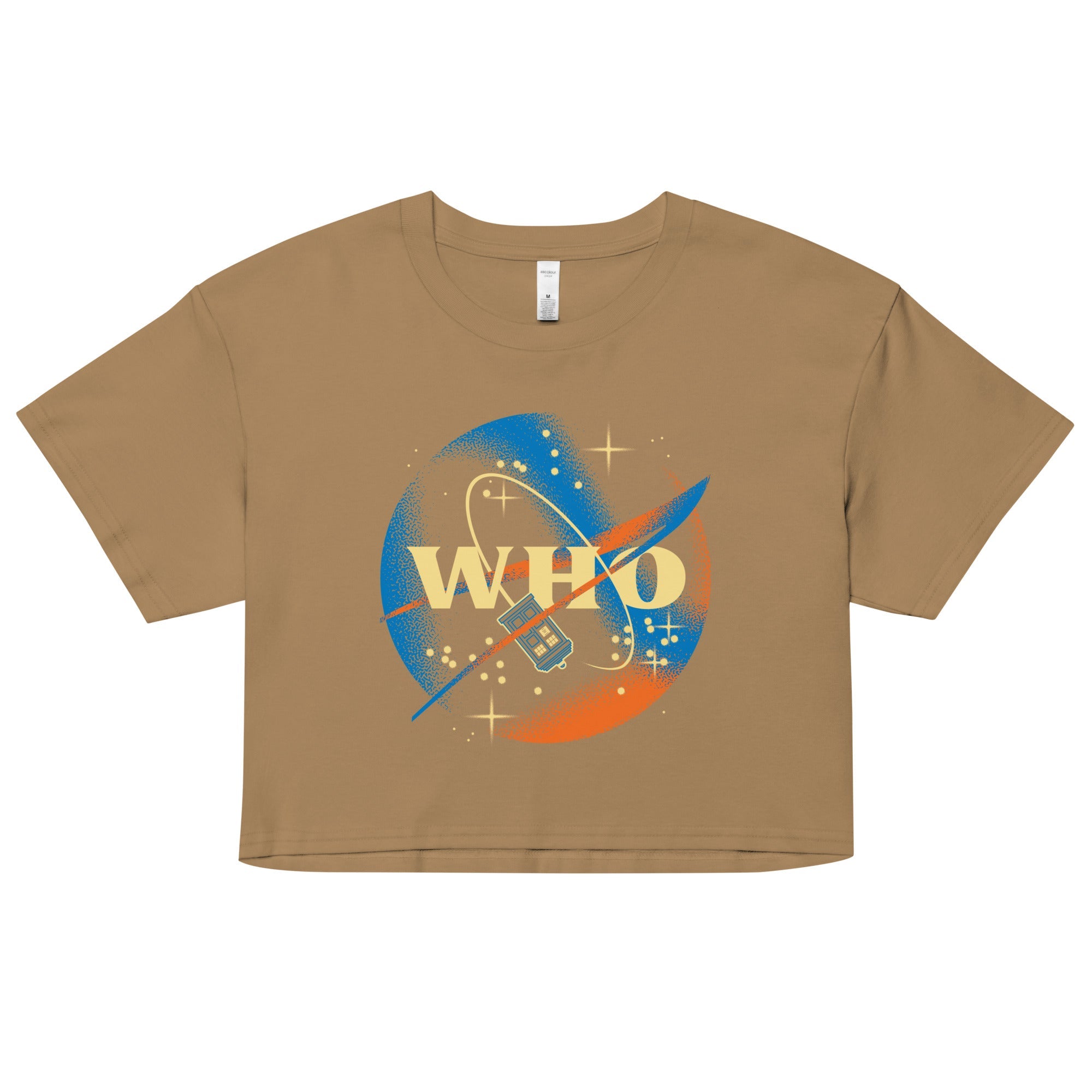 Who Space Administration Women's Crop Tee