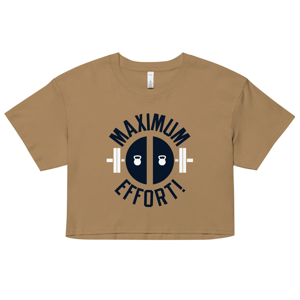 Maximum Effort! Women's Crop Tee