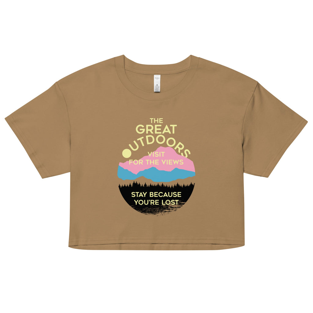 The Great Outdoors Women's Crop Tee