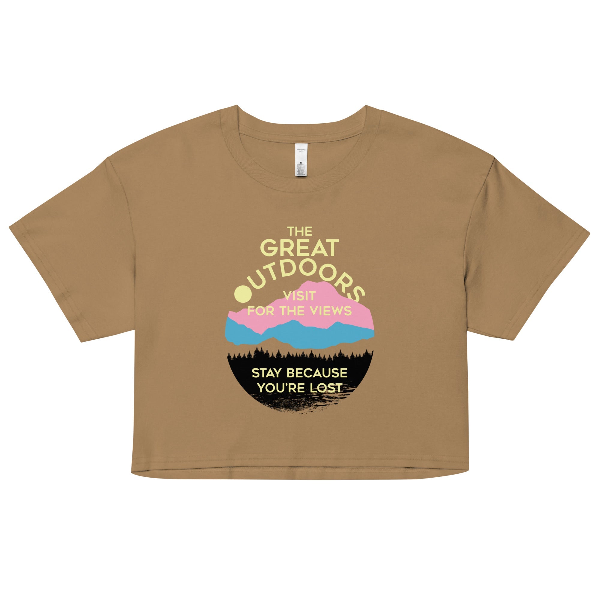 The Great Outdoors Women's Crop Tee