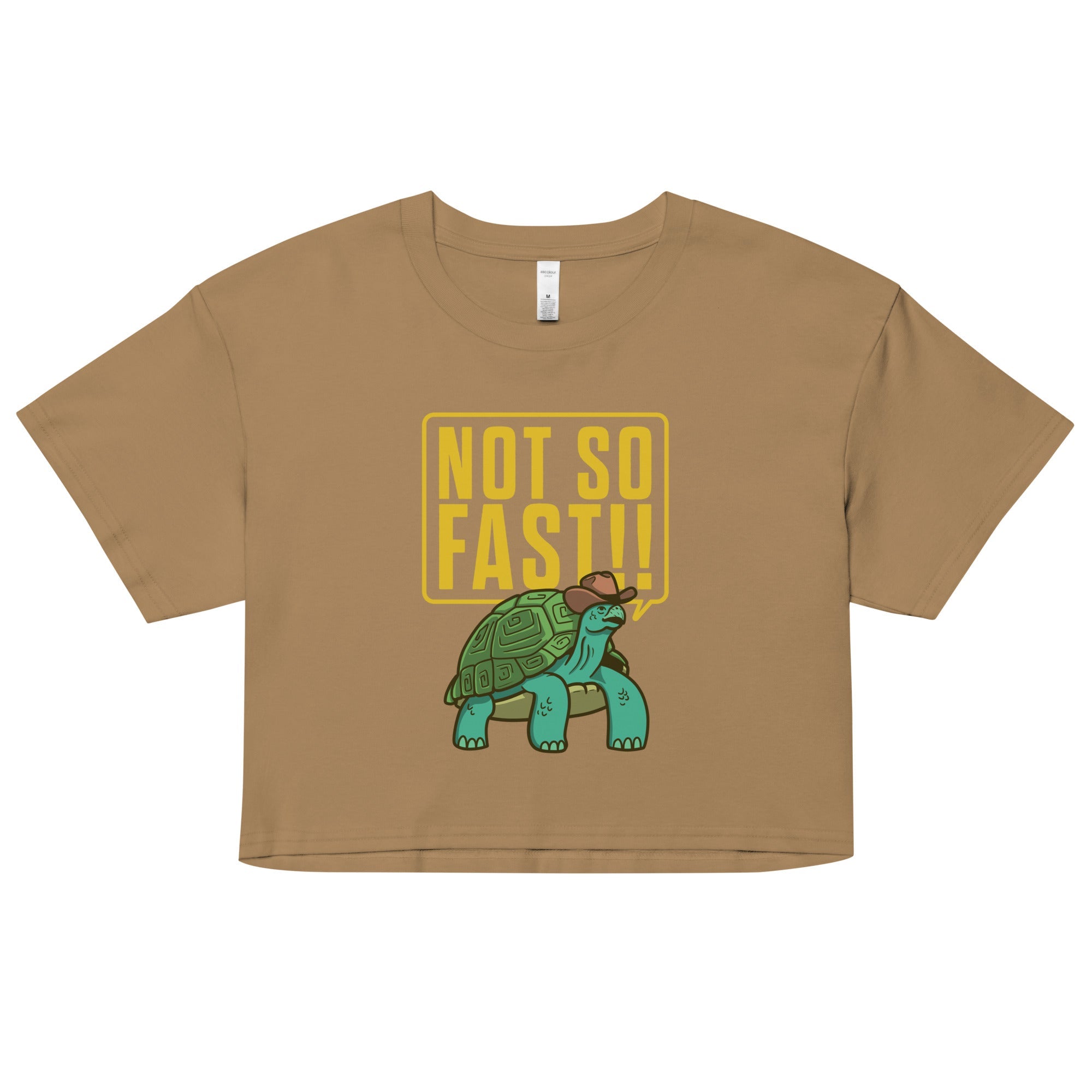 Not So Fast!! Women's Crop Tee