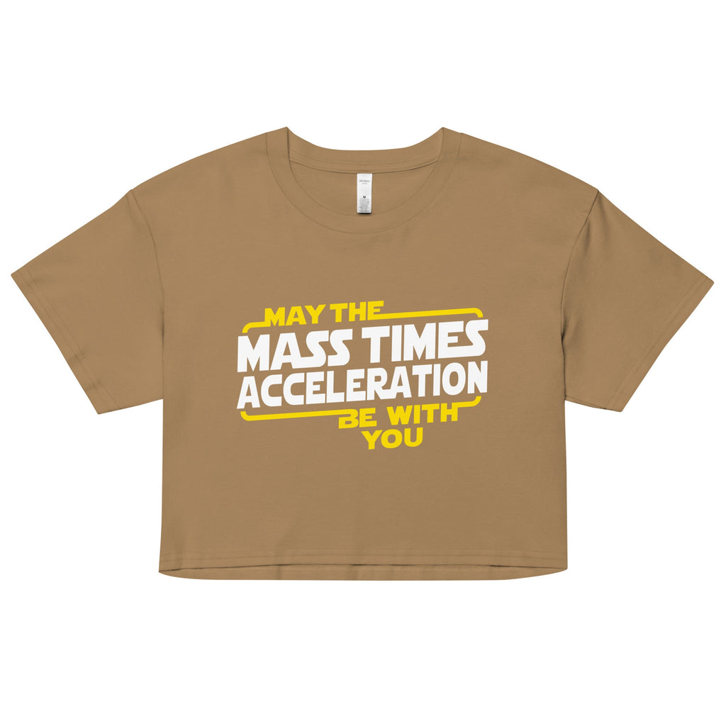 May The Mass x Acceleration Women's Crop Tee