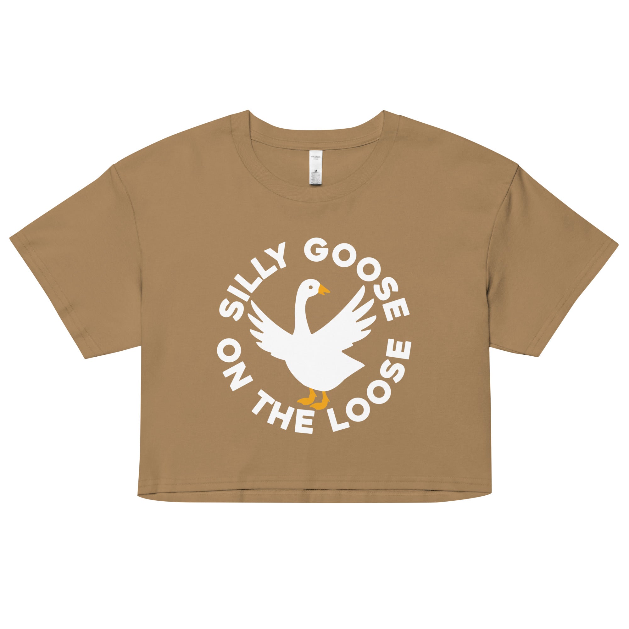 Silly Goose On The Loose Women's Crop Tee