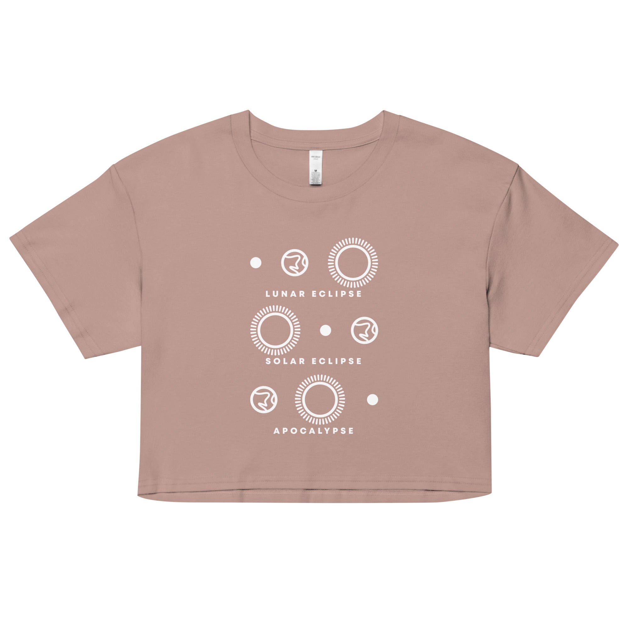 Lunar Eclipse Solar Eclipse Apocalypse Women's Crop Tee