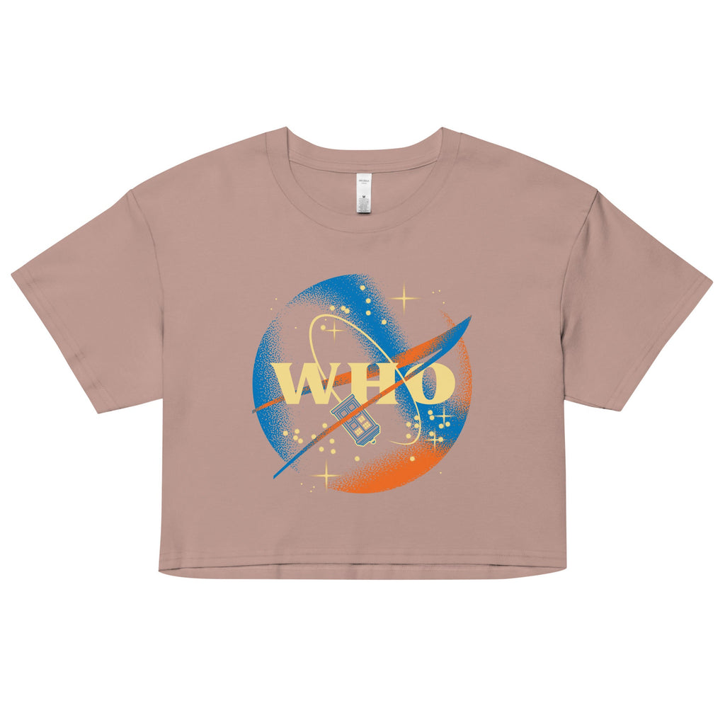 Who Space Administration Women's Crop Tee