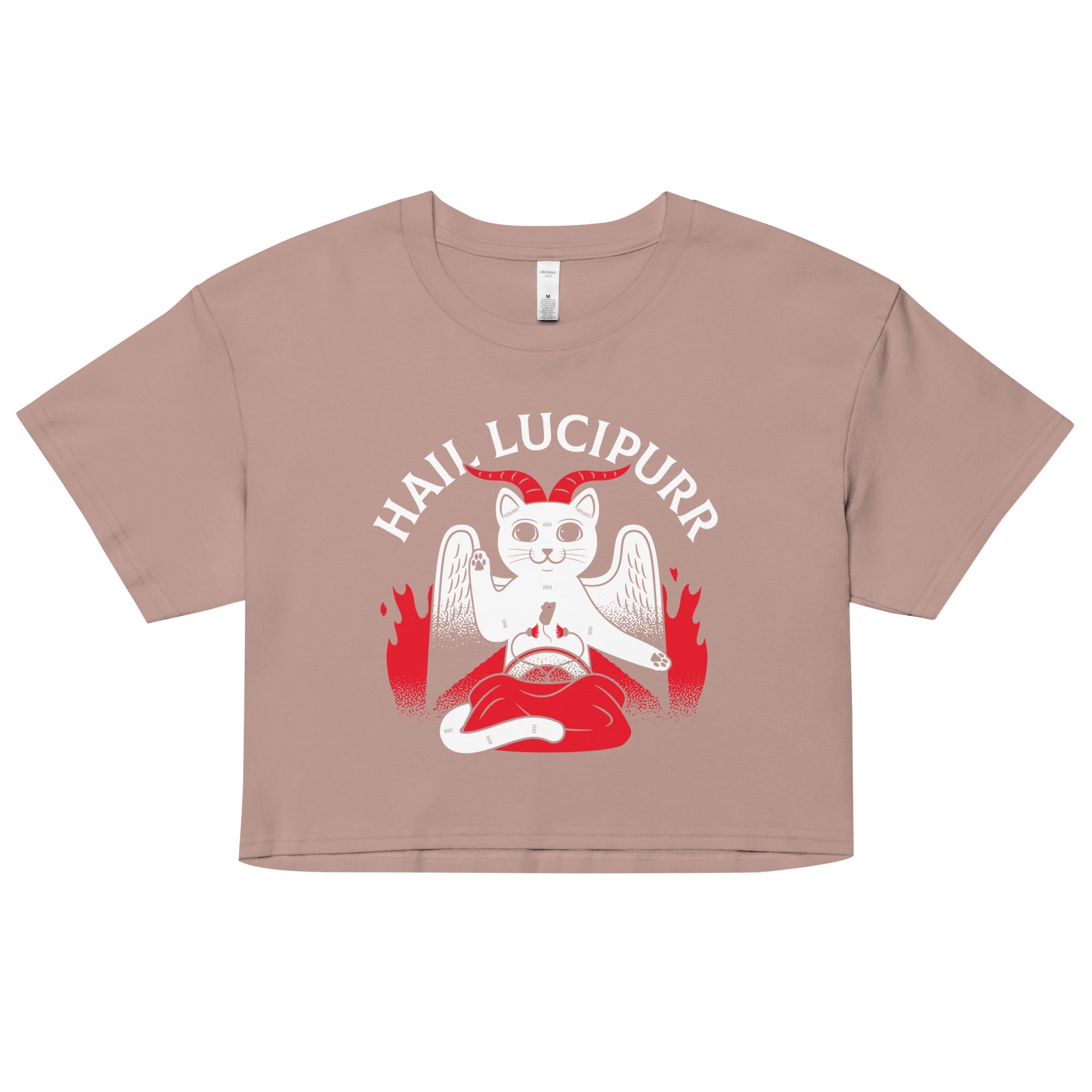 Hail Lucipurr Women's Crop Tee