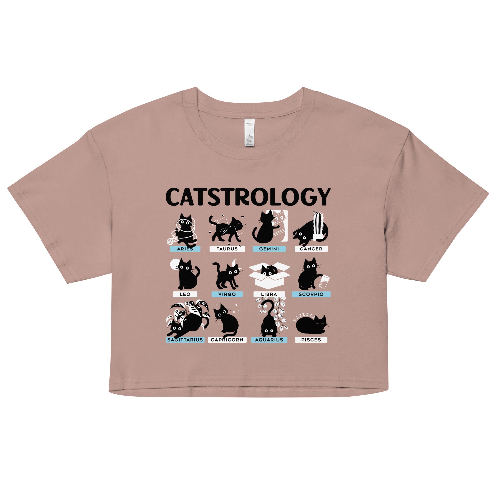 Catstrology Women's Crop Tee