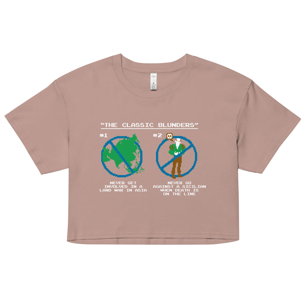 The Classic Blunders Women's Crop Tee