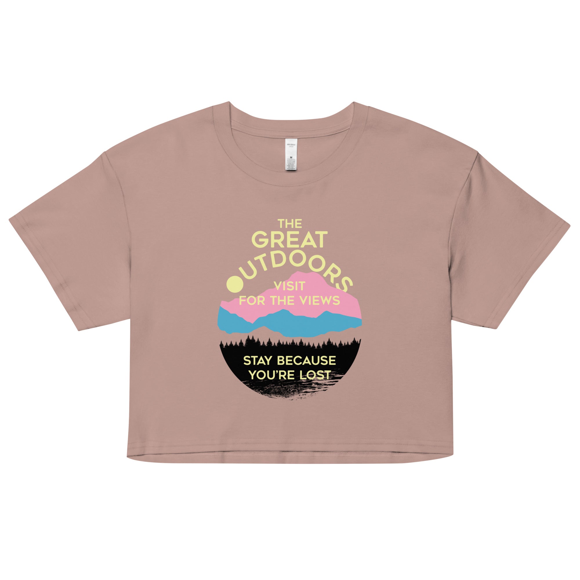 The Great Outdoors Women's Crop Tee