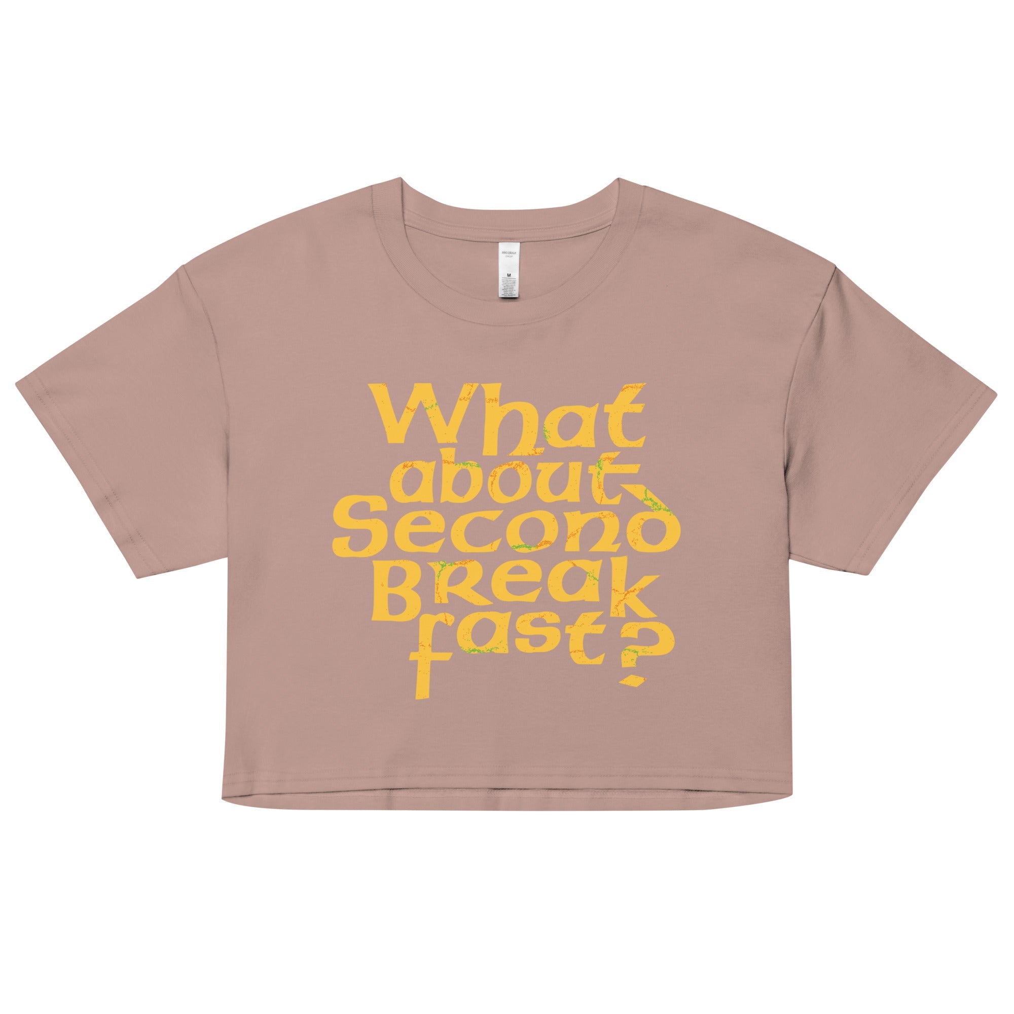 What About Second Breakfast? Women's Crop Tee
