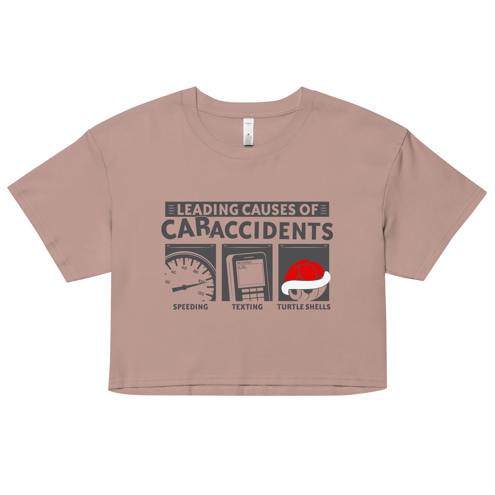 Leading Causes of Accidents Women's Crop Tee