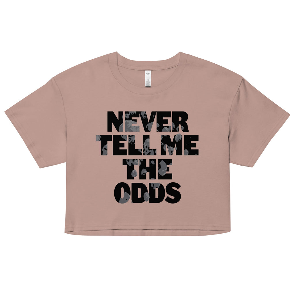 Never Tell Me The Odds Women's Crop Tee