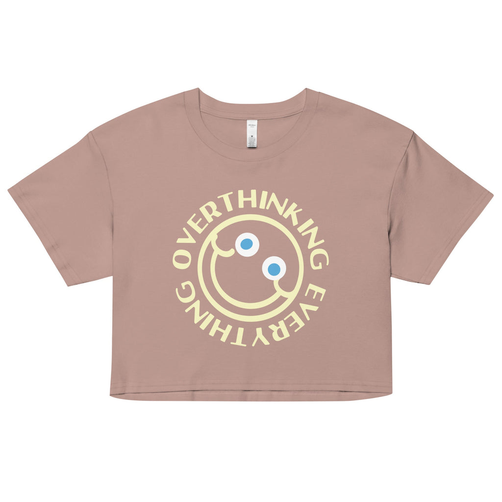 Overthinking Everything Women's Crop Tee