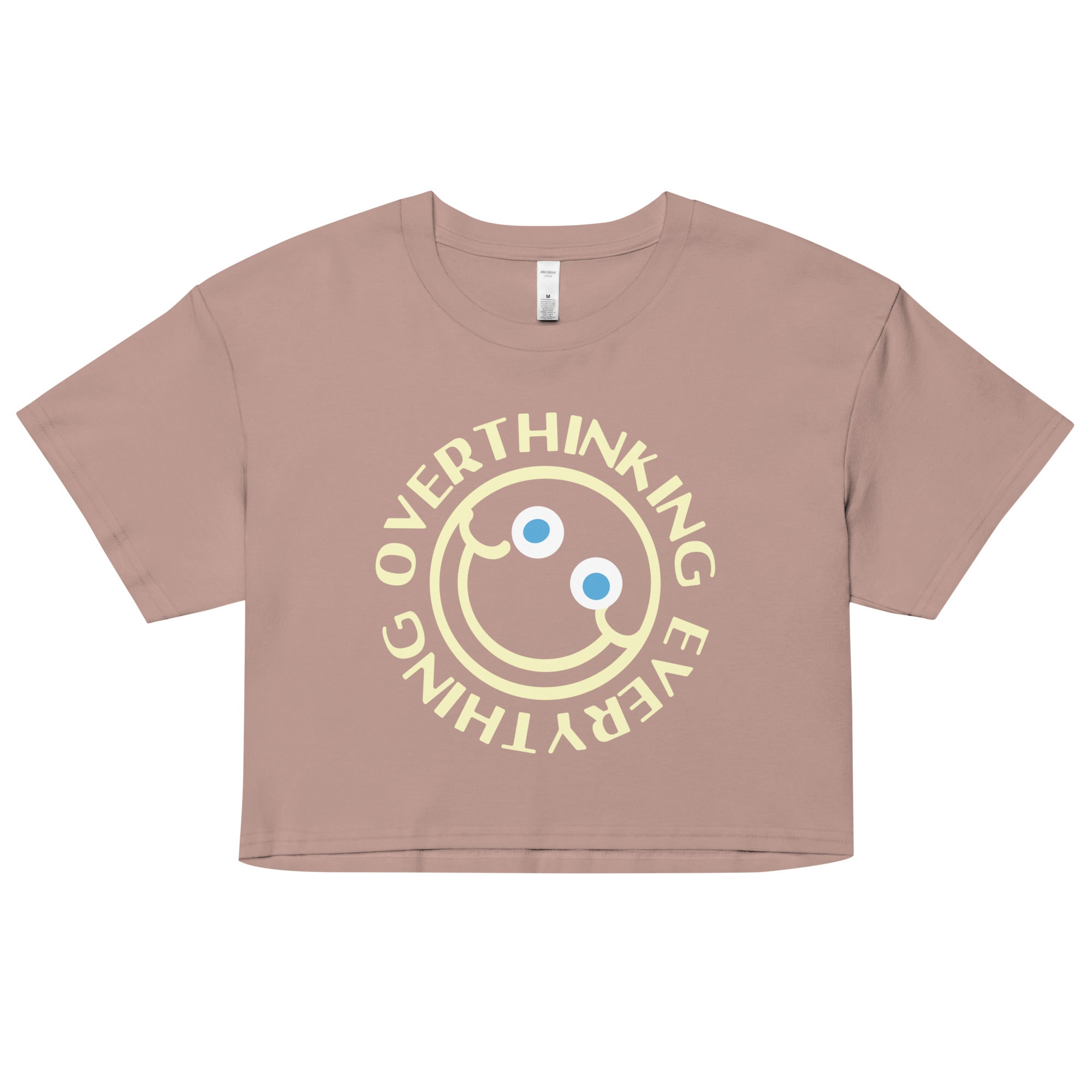 Overthinking Everything Women's Crop Tee