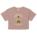 There's A Bear Behind You, 100% Behind You Women's Crop Tee