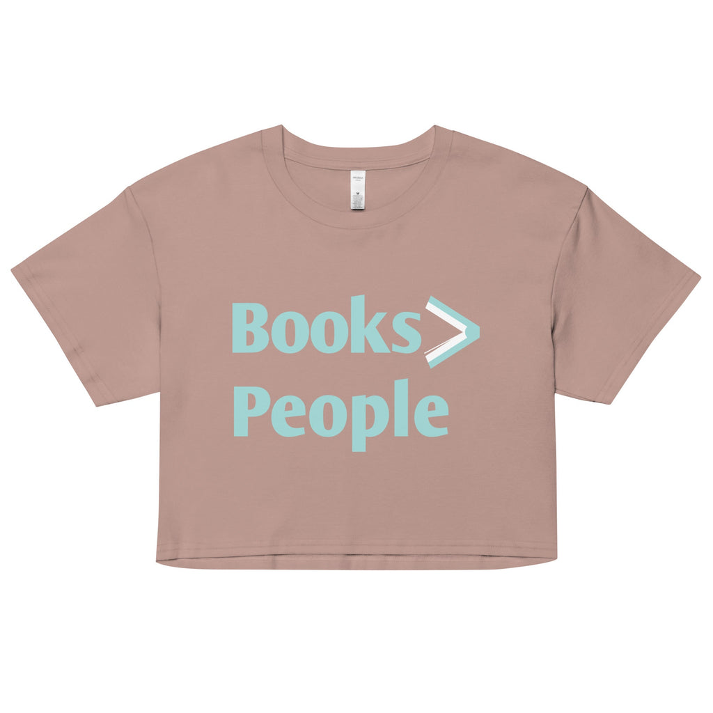 Books>People Women's Crop Tee