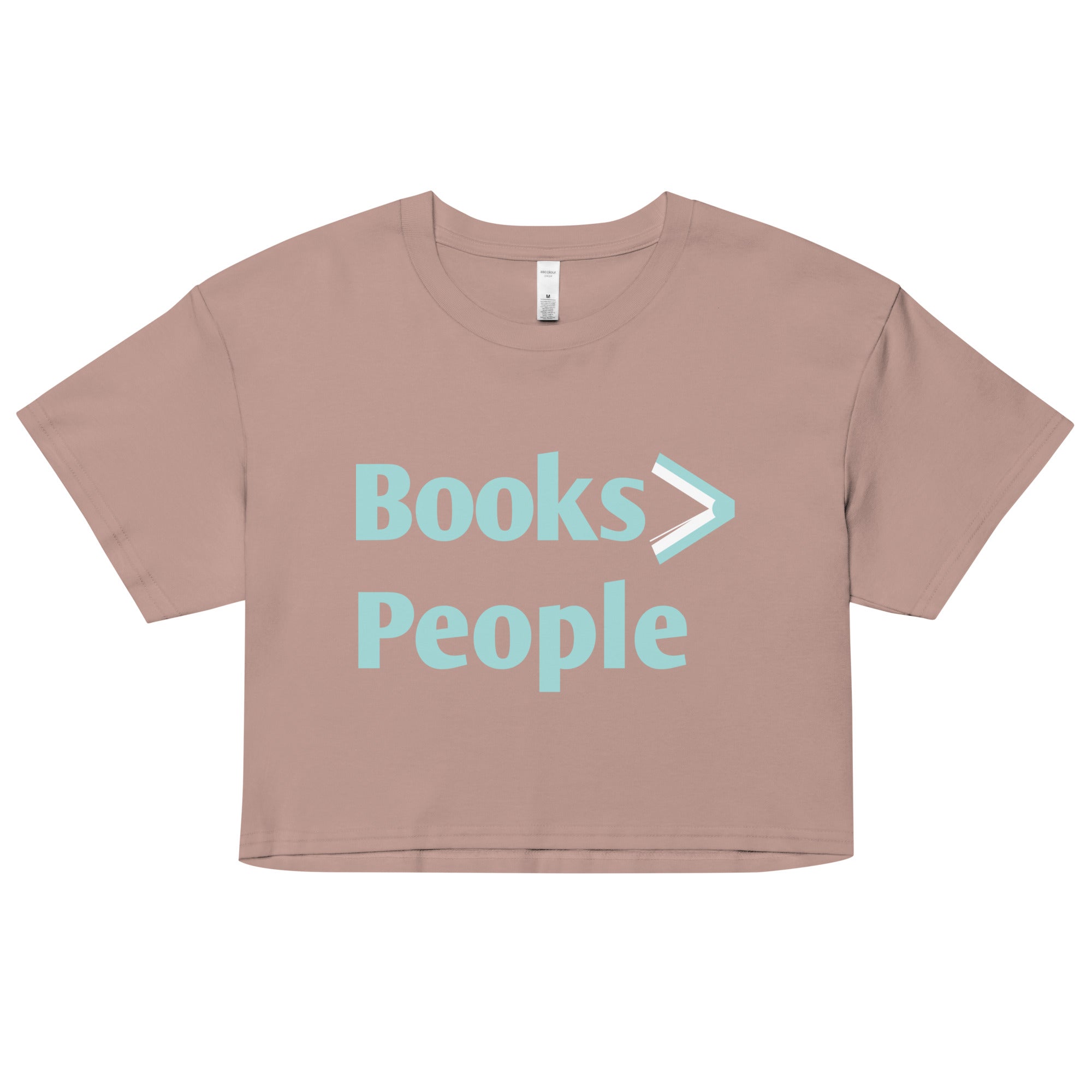 Books>People Women's Crop Tee