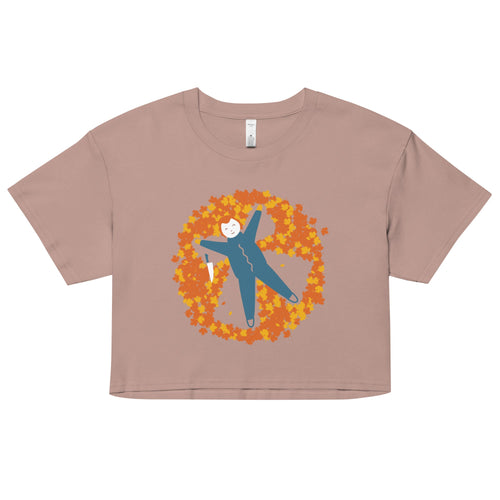 Autumn Angel Women's Crop Tee