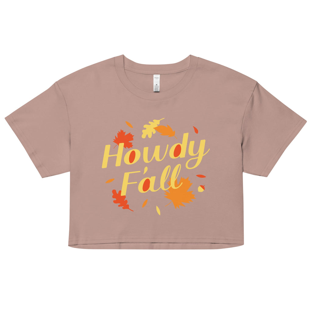 Howdy F'all Women's Crop Tee