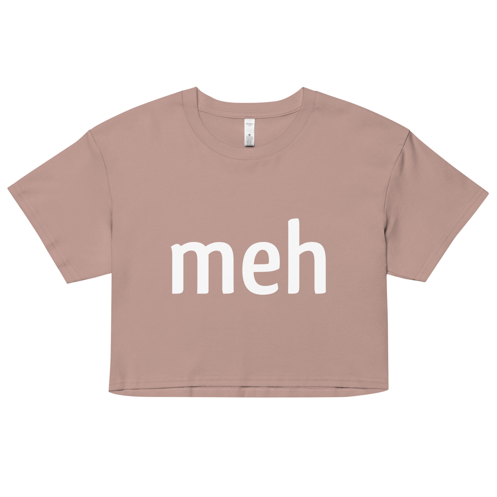 Meh Shirt Women's Crop Tee