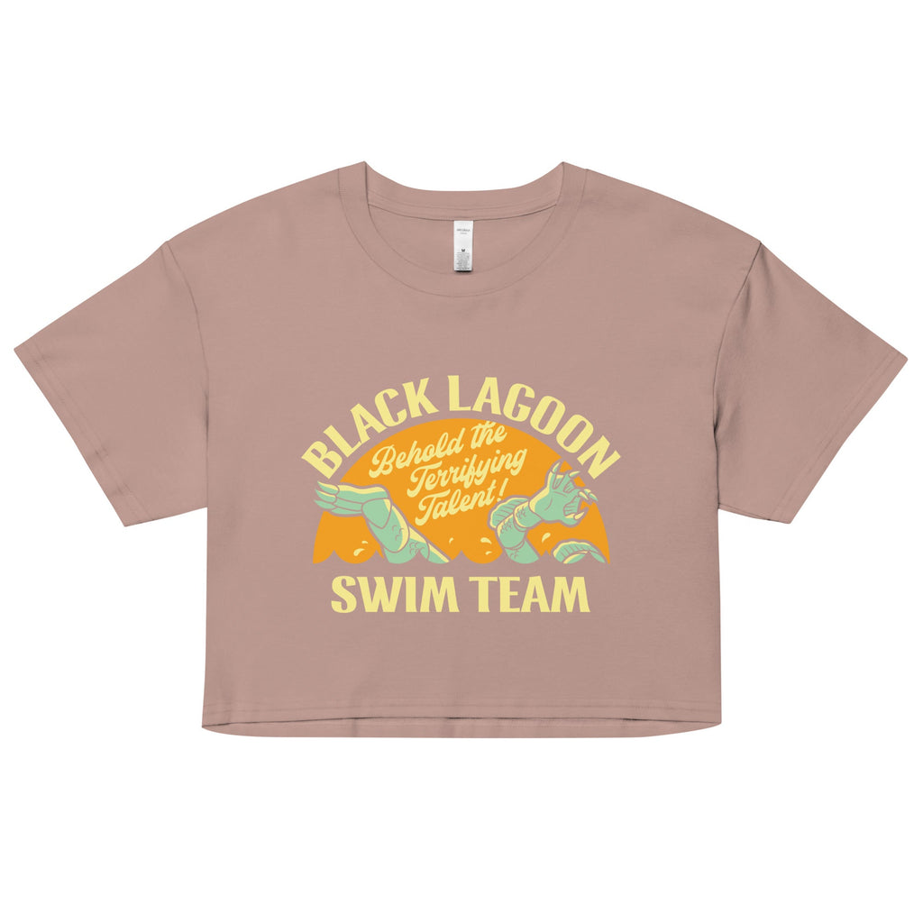 Black Lagoon Swim Team Women's Crop Tee