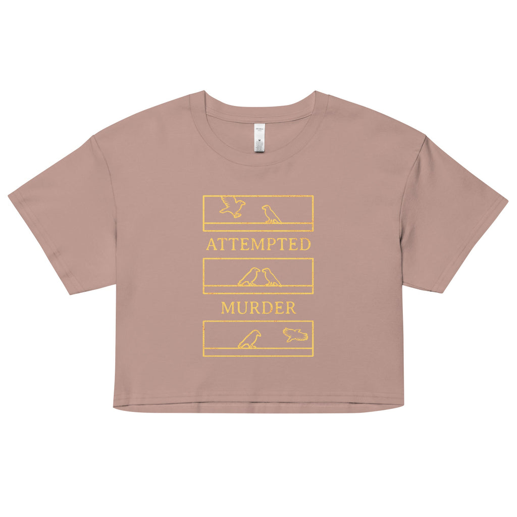 Attempted Murder Women's Crop Tee
