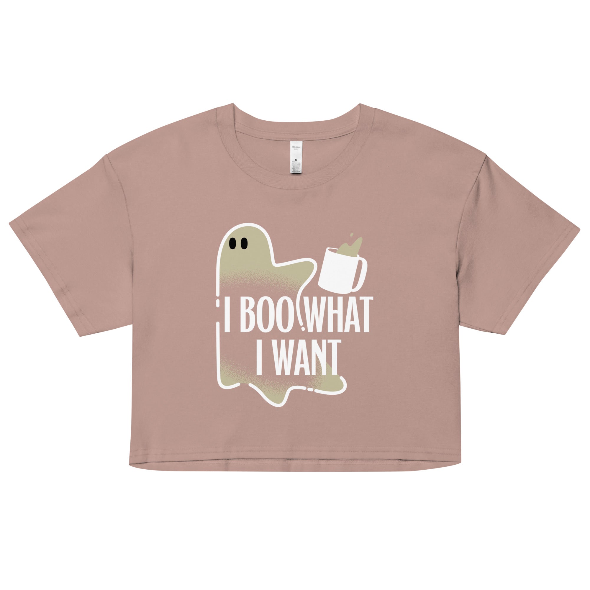 I Boo What I Want Women's Crop Tee