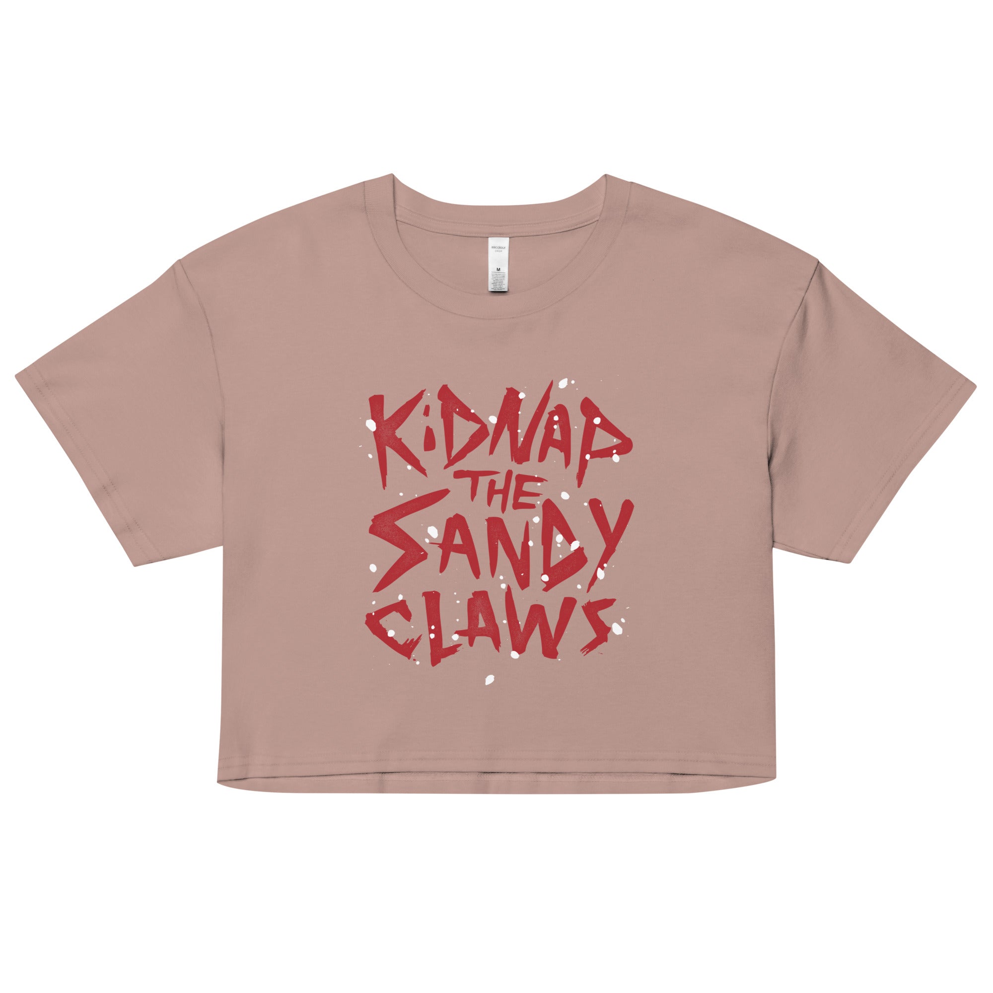 Kidnap The Sandy Claws Women's Crop Tee