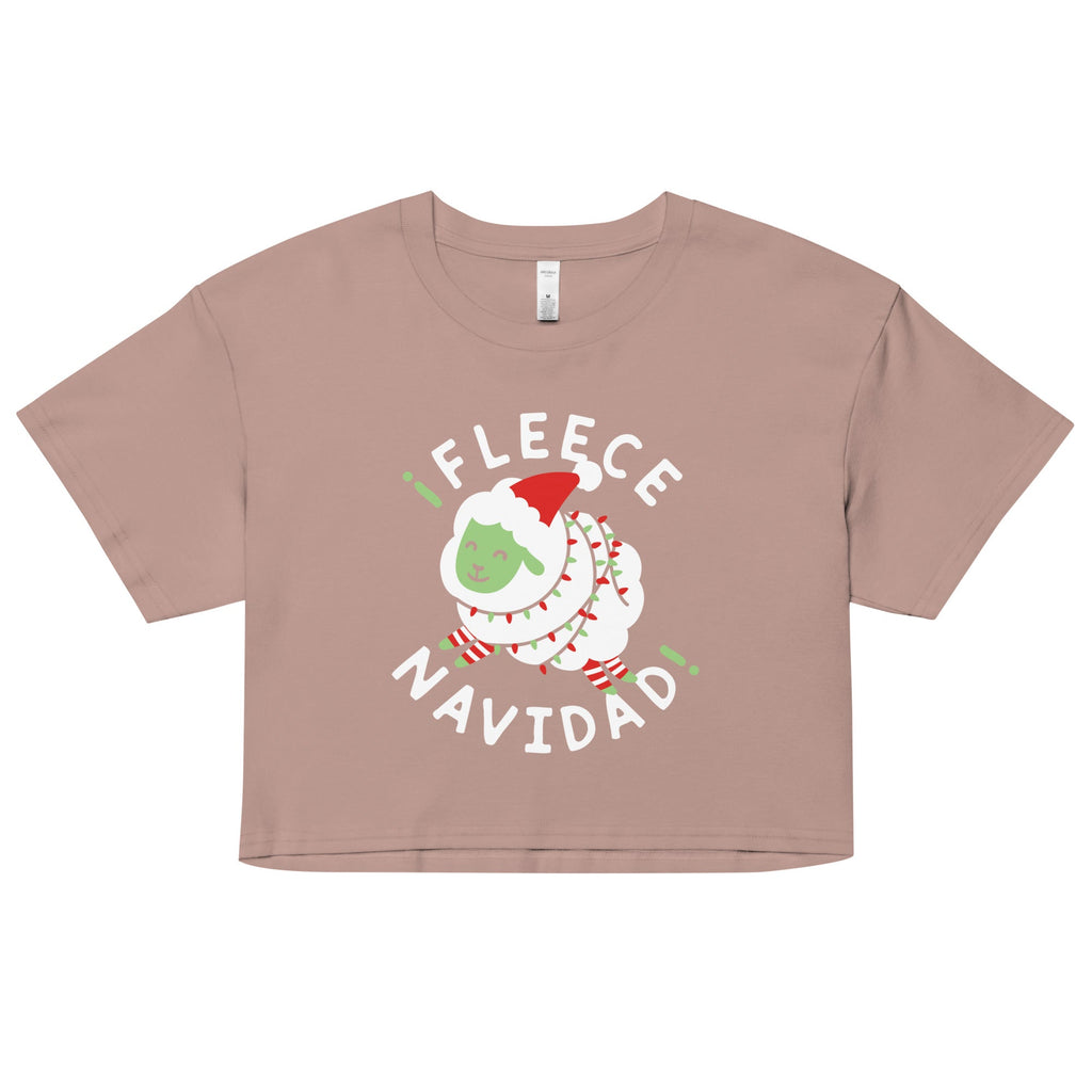 ¡Fleece Navidad! Women's Crop Tee