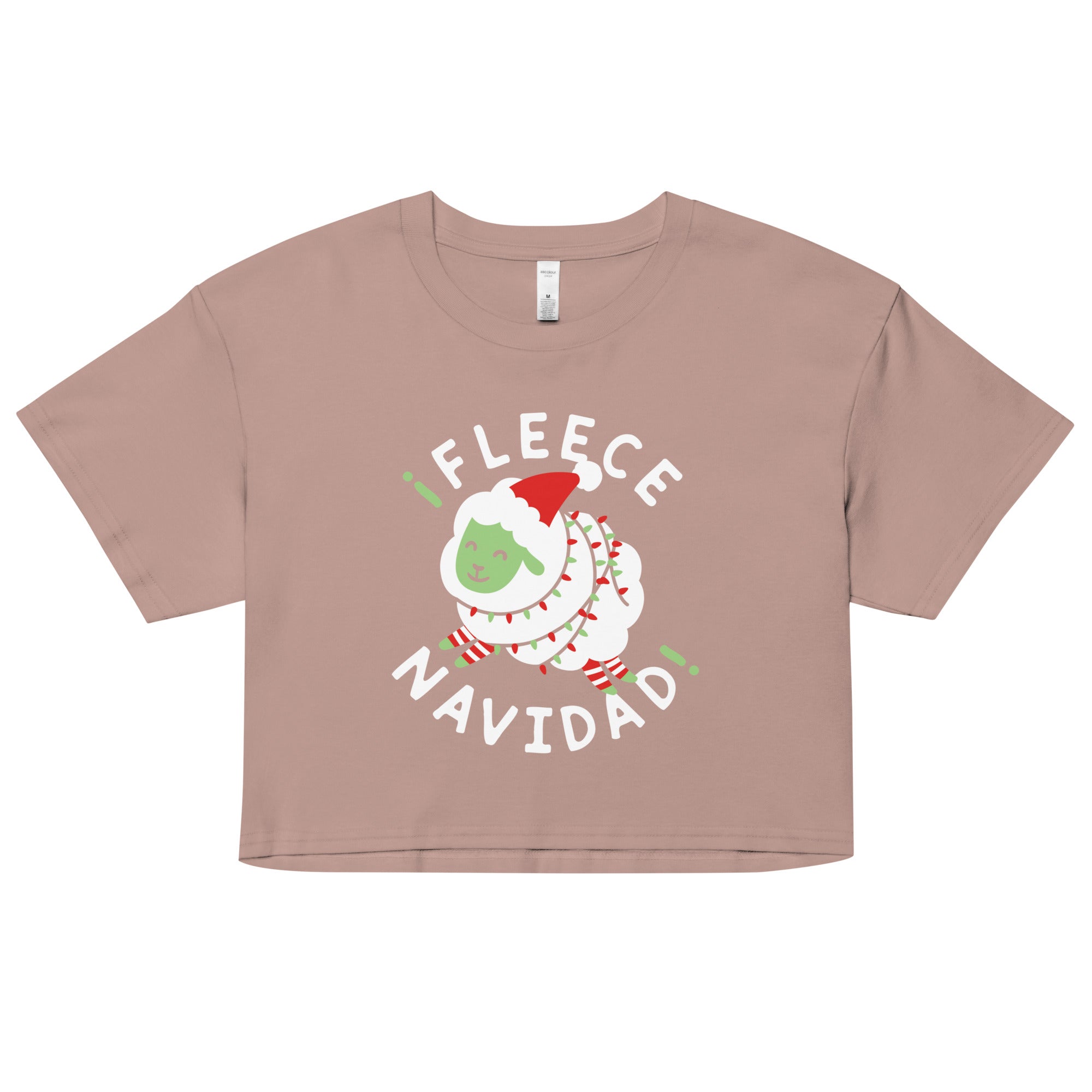 ¡Fleece Navidad! Women's Crop Tee