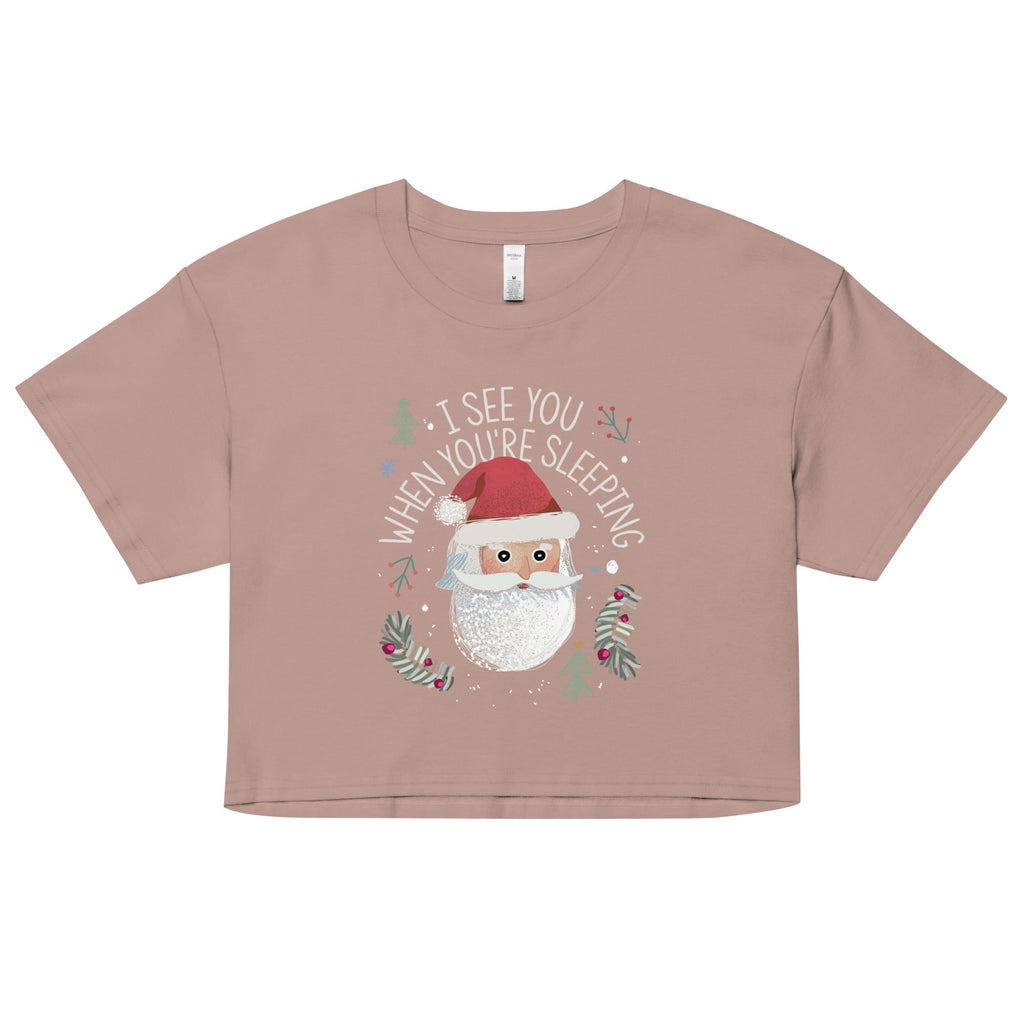 I See You When You're Sleeping Women's Crop Tee