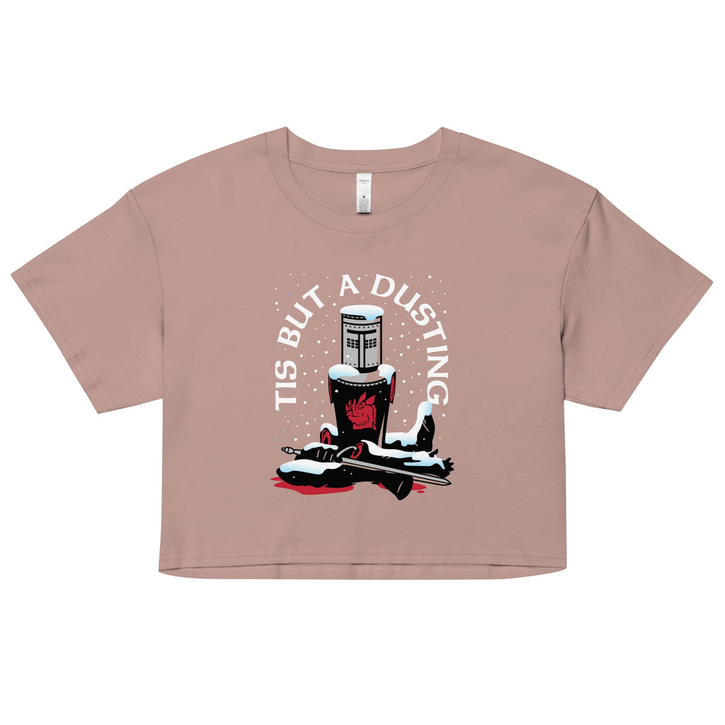 Tis But A Dusting Women's Crop Tee