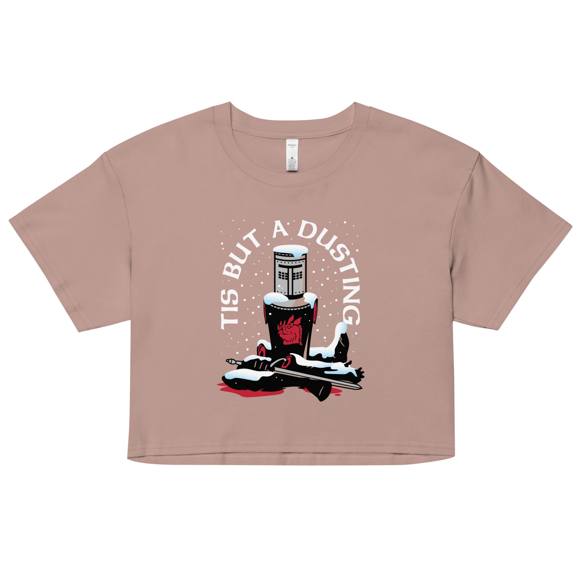 Tis But A Dusting Women's Crop Tee
