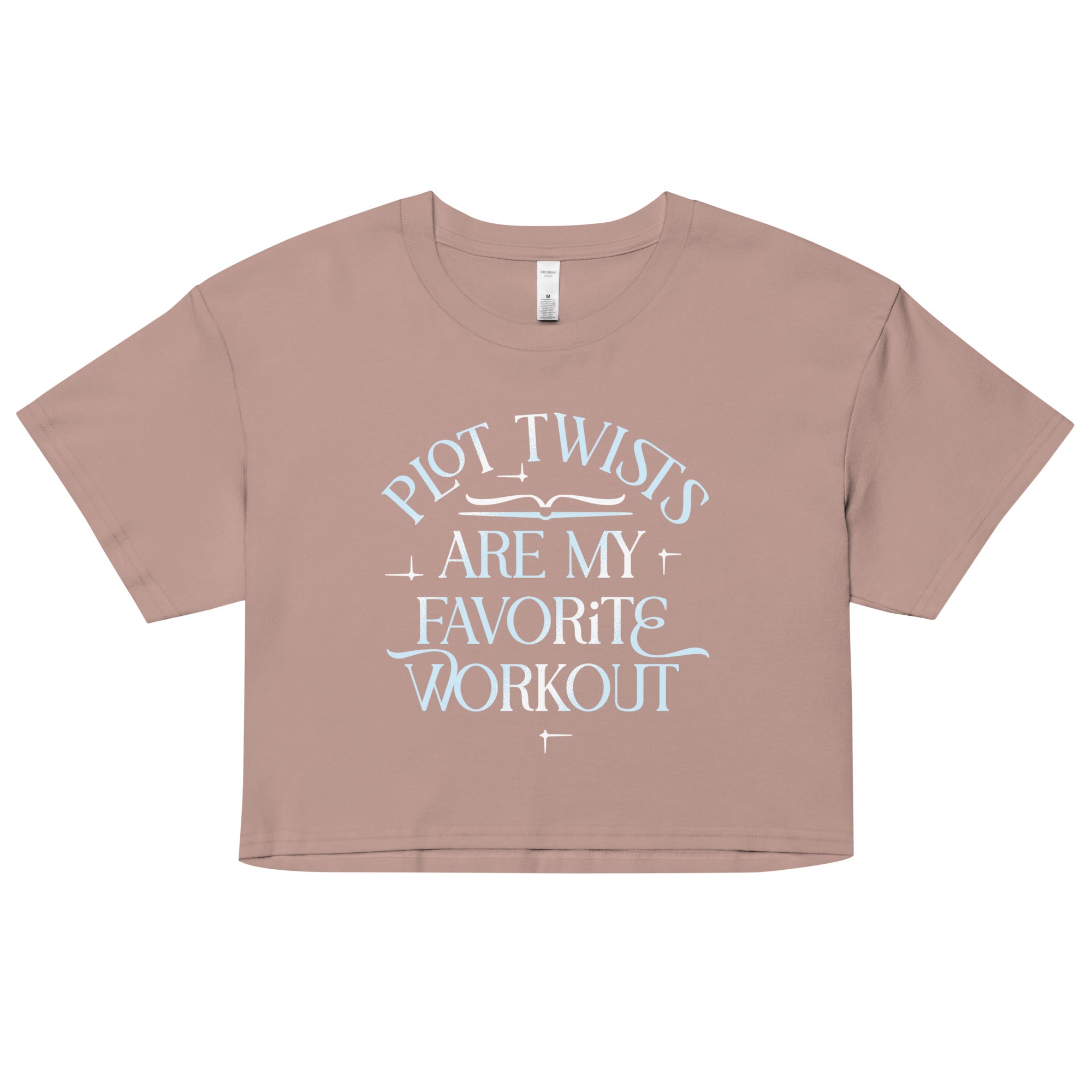Plot Twists Are My Favorite Workout Women's Crop Tee