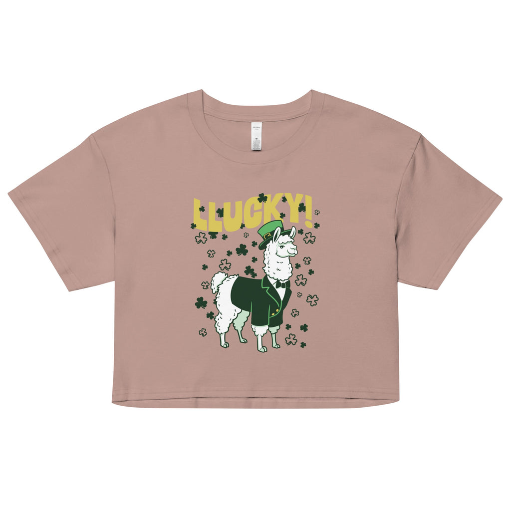 Llucky Llama Women's Crop Tee