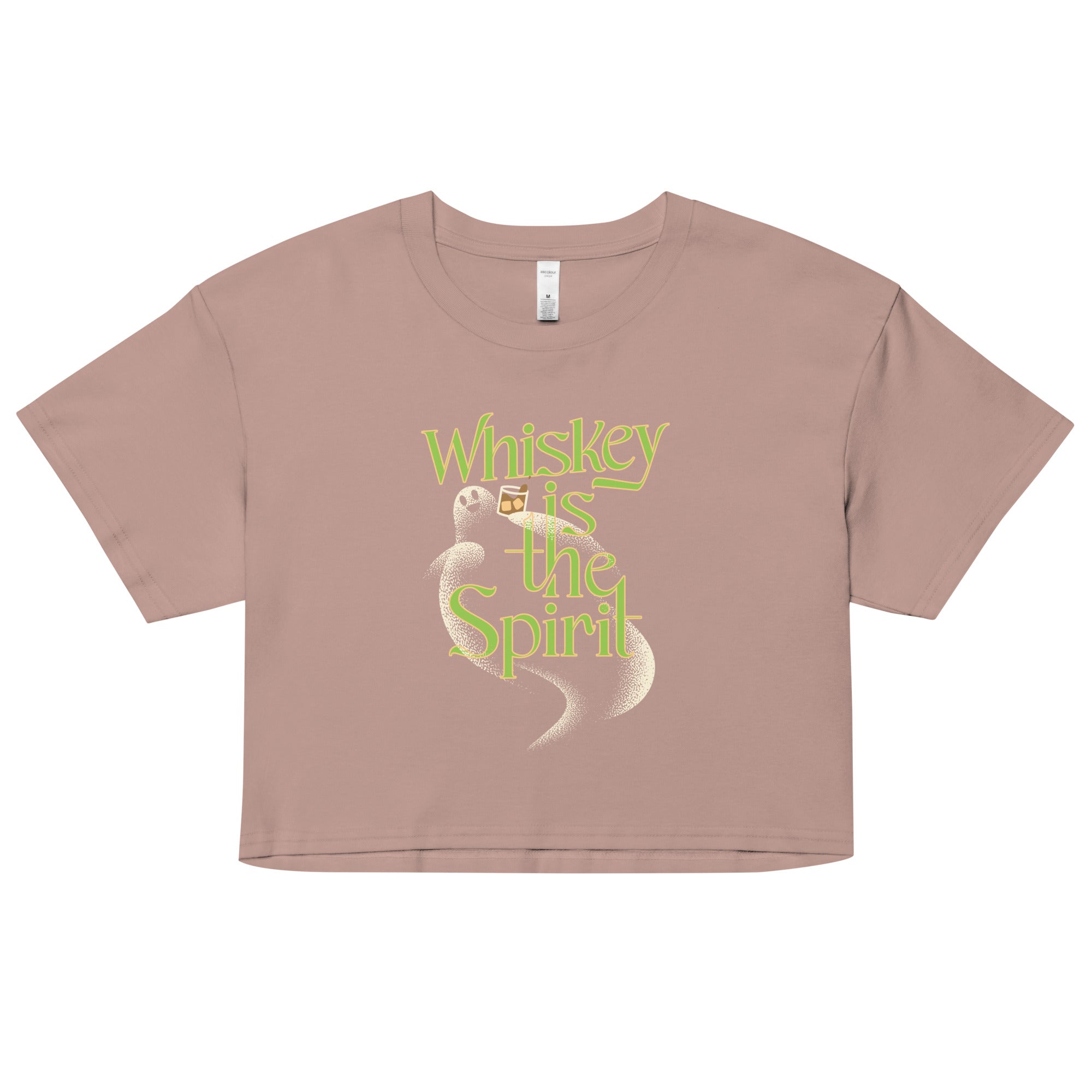 Whiskey Is The Spirit Women's Crop Tee