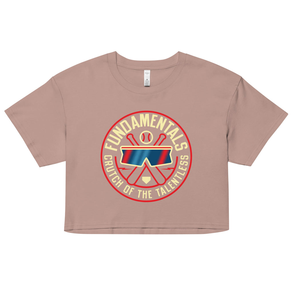 Fundamentals Crutch Of The Talentless Women's Crop Tee