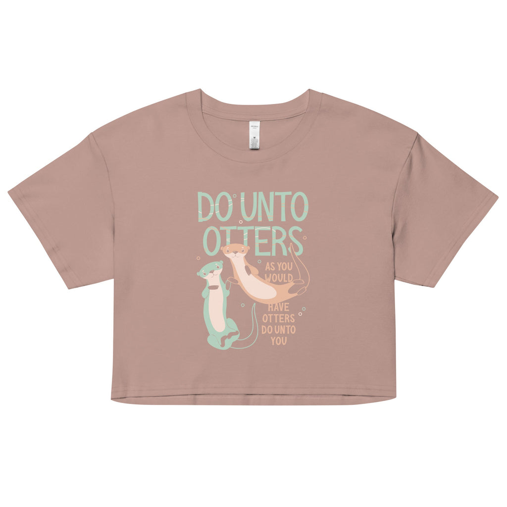 Do Unto Otters Women's Crop Tee