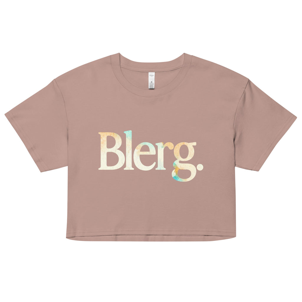 Blerg Women's Crop Tee