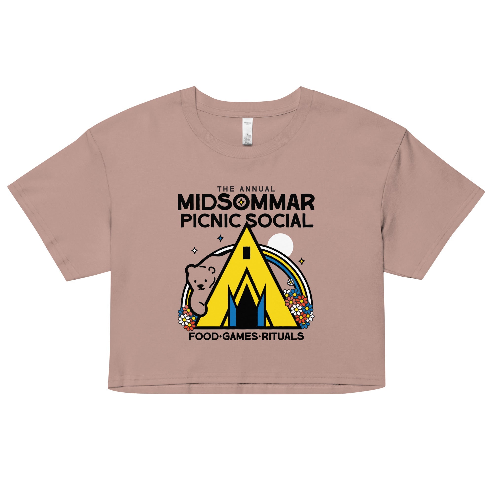 The Annual Midsommar Picnic Social Women's Crop Tee