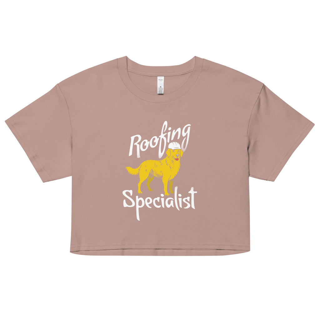 Roofing Specialist Women's Crop Tee