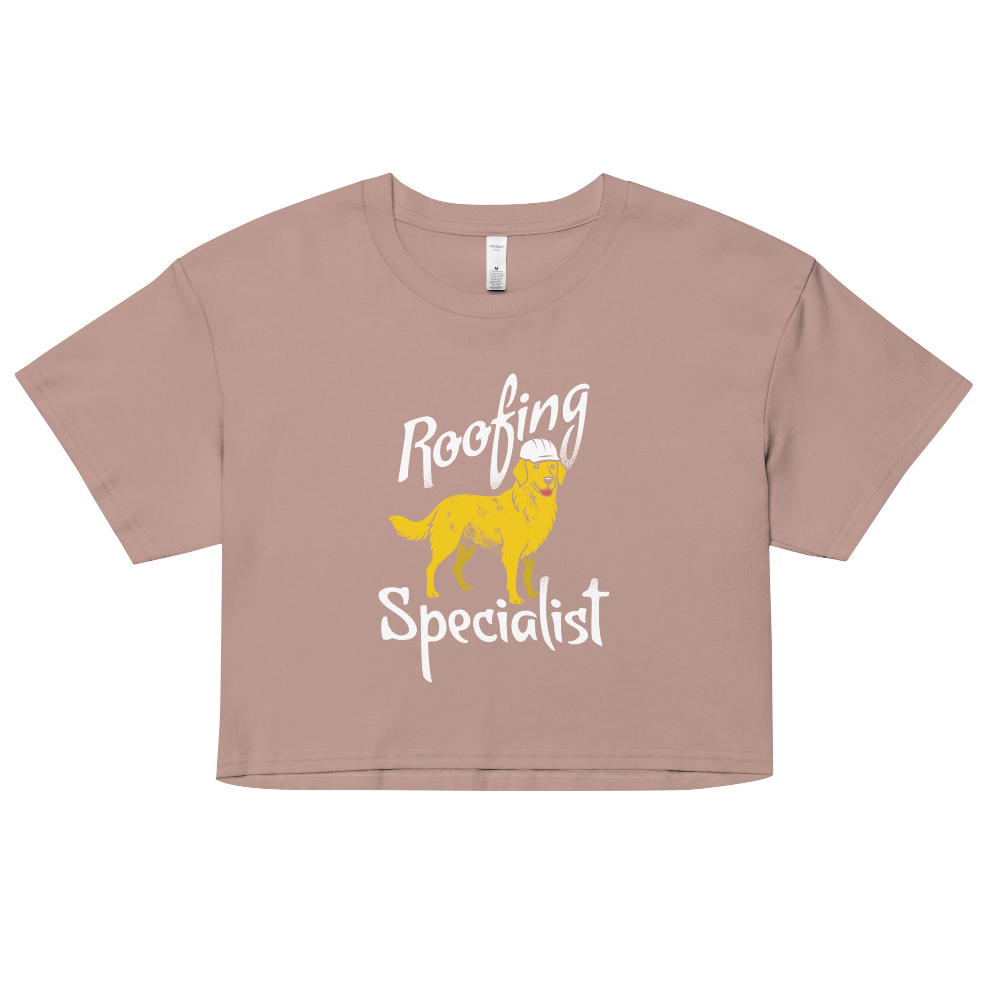Roofing Specialist Women's Crop Tee